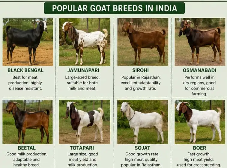 How to Start Goat Farming in India, Goat Breeds