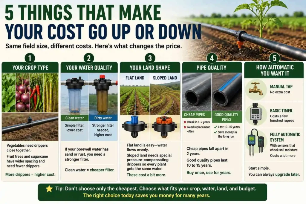 5 Things That Make Your Cost Go Up or Down