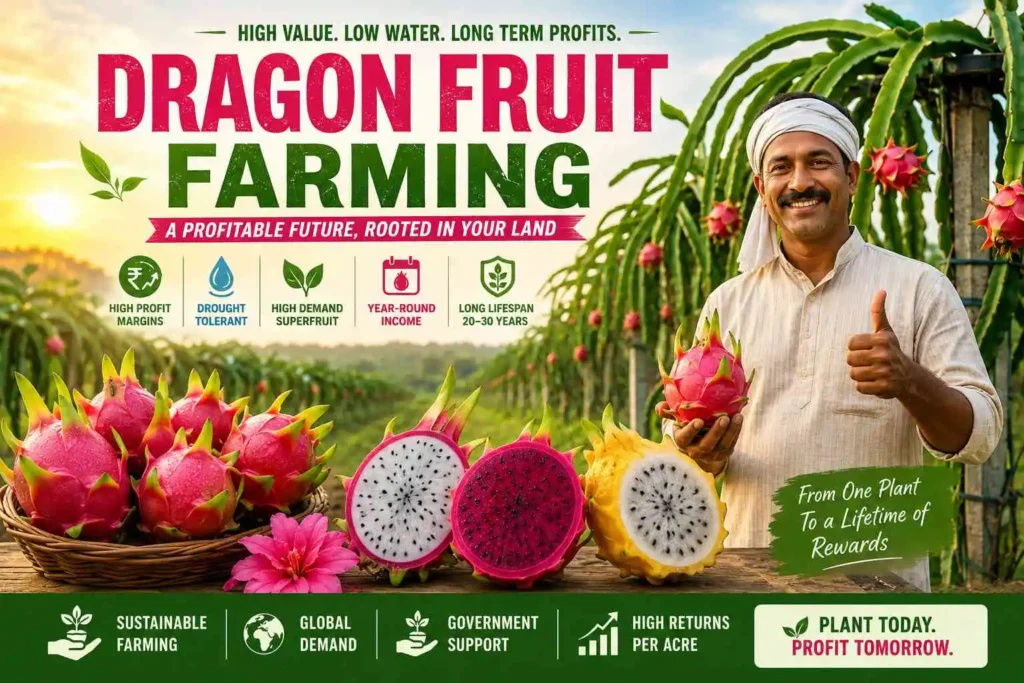 Dragon Fruit Farming | Cost, Profit & Cultivation Guide