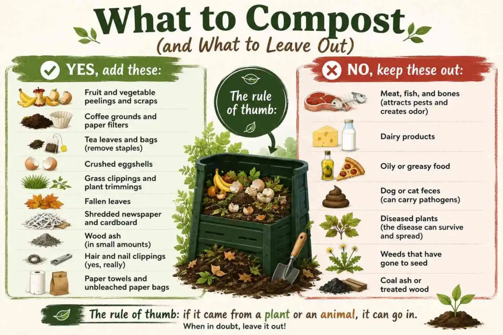 What to Compost (and What to Leave Out)