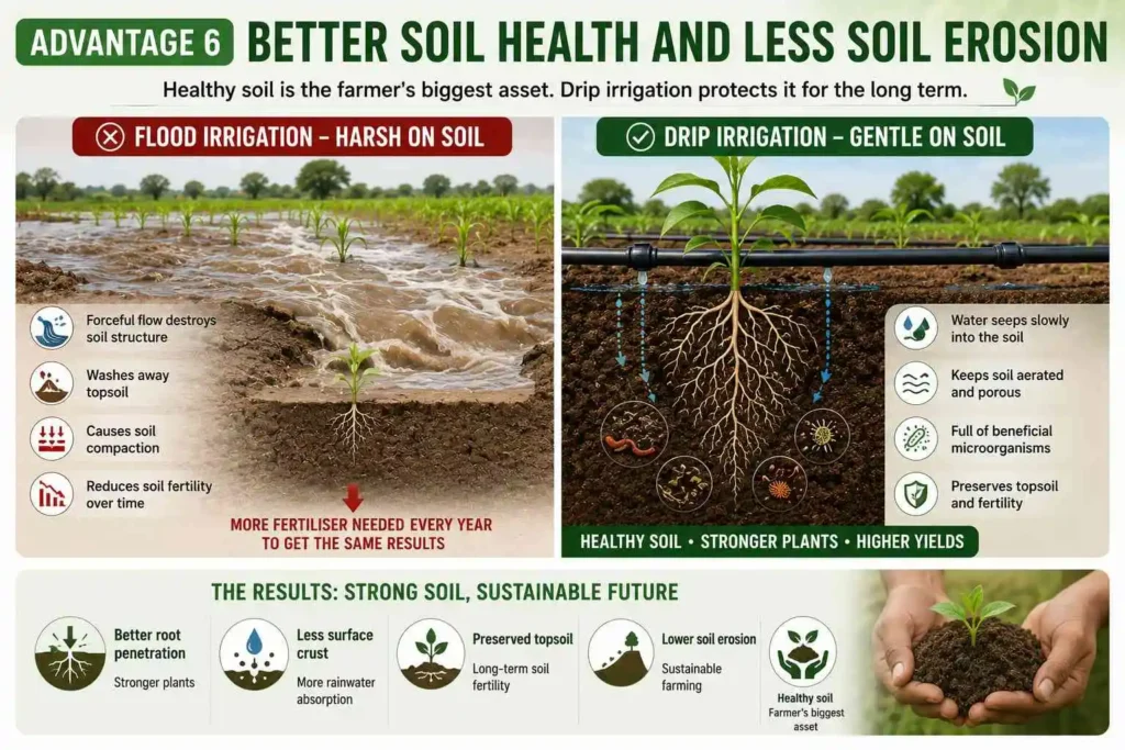 Advantage 6: Better Soil Health and Less Soil Erosion