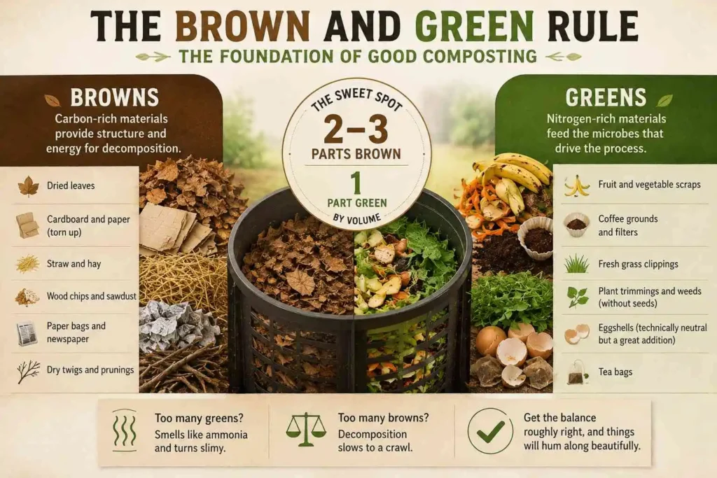 The Brown and Green Rule: The Foundation of Good Composting