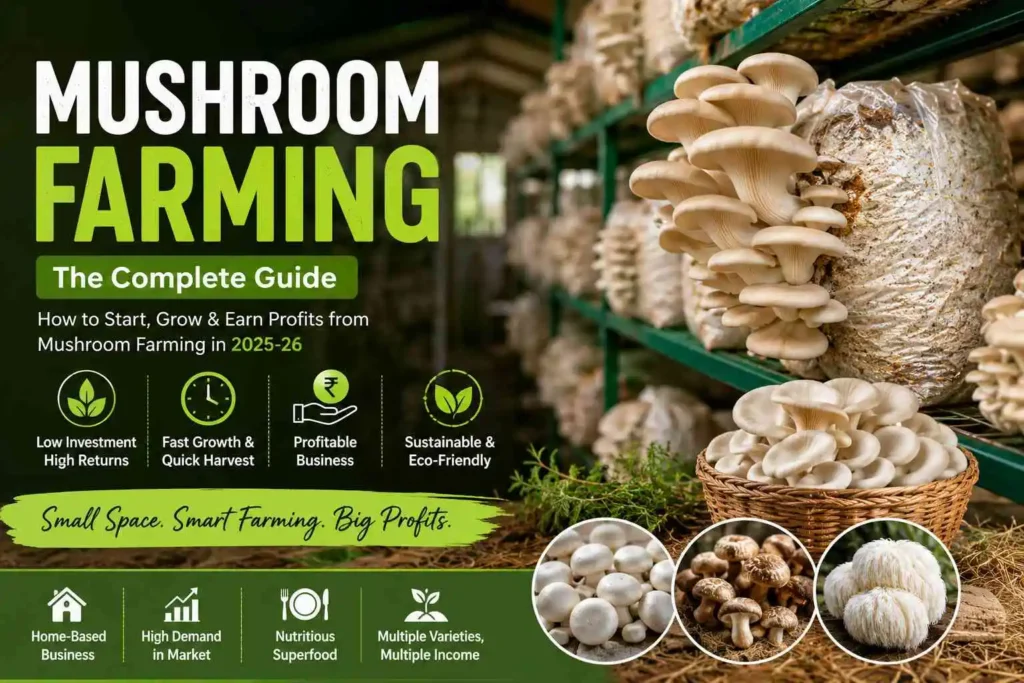 Mushroom Farming | Grow Mushroom at Home