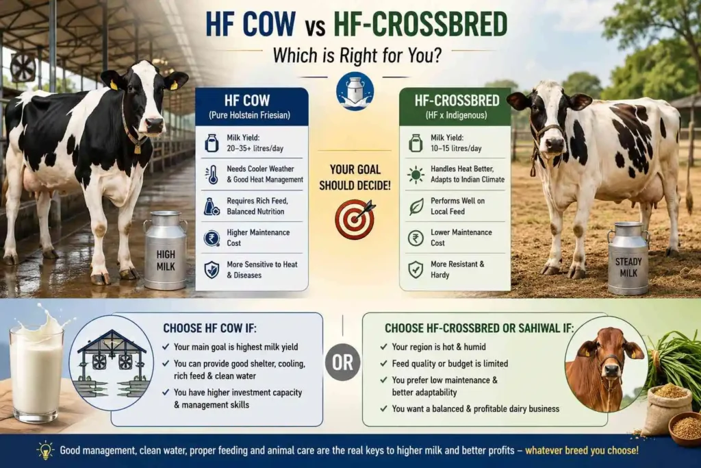 Cost of Starting HF Cow Dairy Farming in India