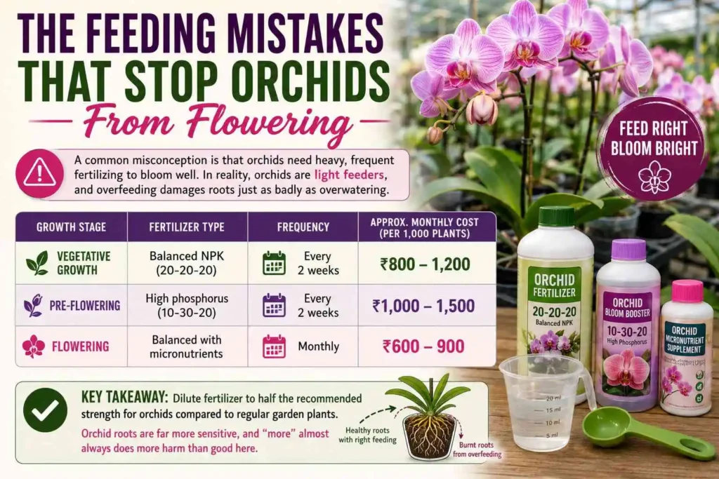 The Feeding Mistakes That Stop Orchids From Flowering
