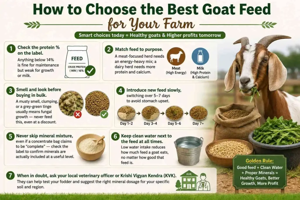 How to Choose the Best Goat Feed for Your Farm