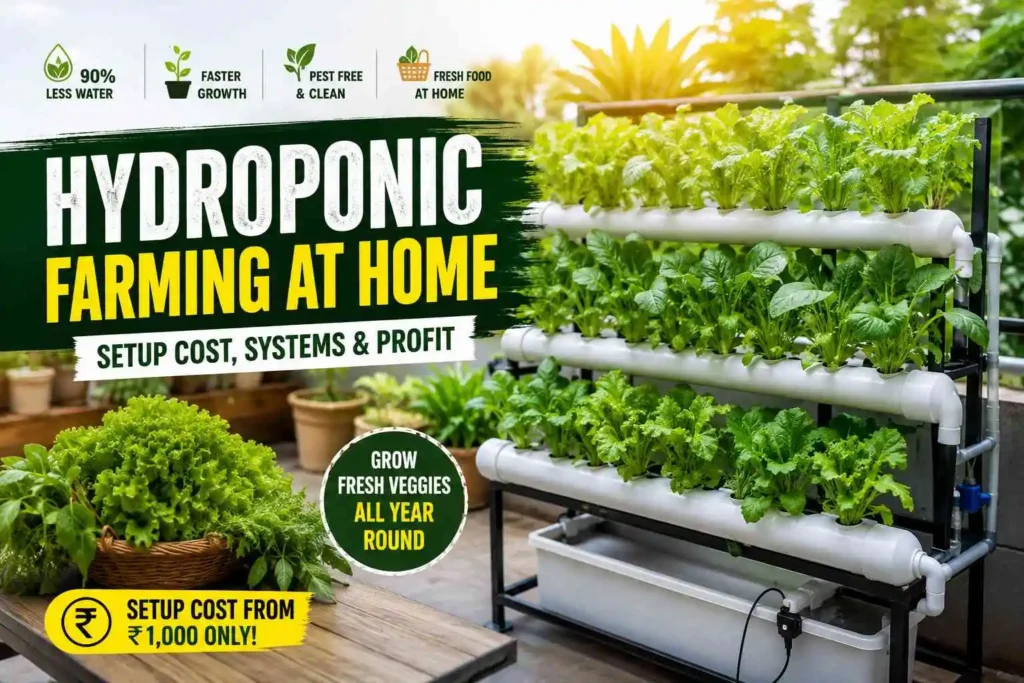 Hydroponic Farming at Home