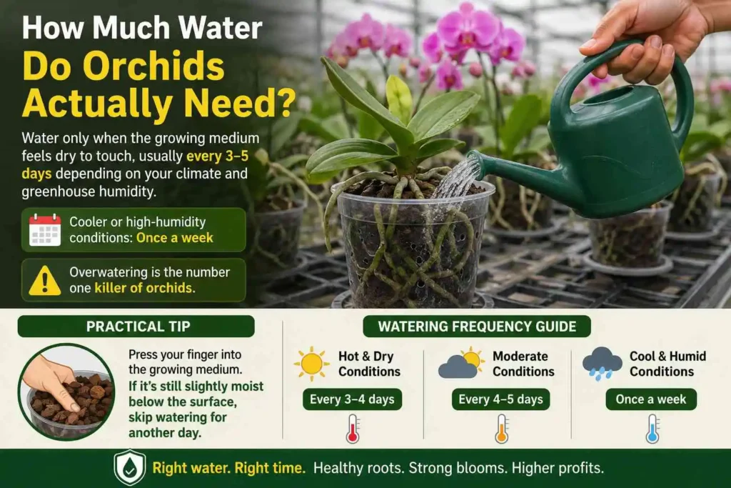 How Much Water Do Orchids Actually Need?