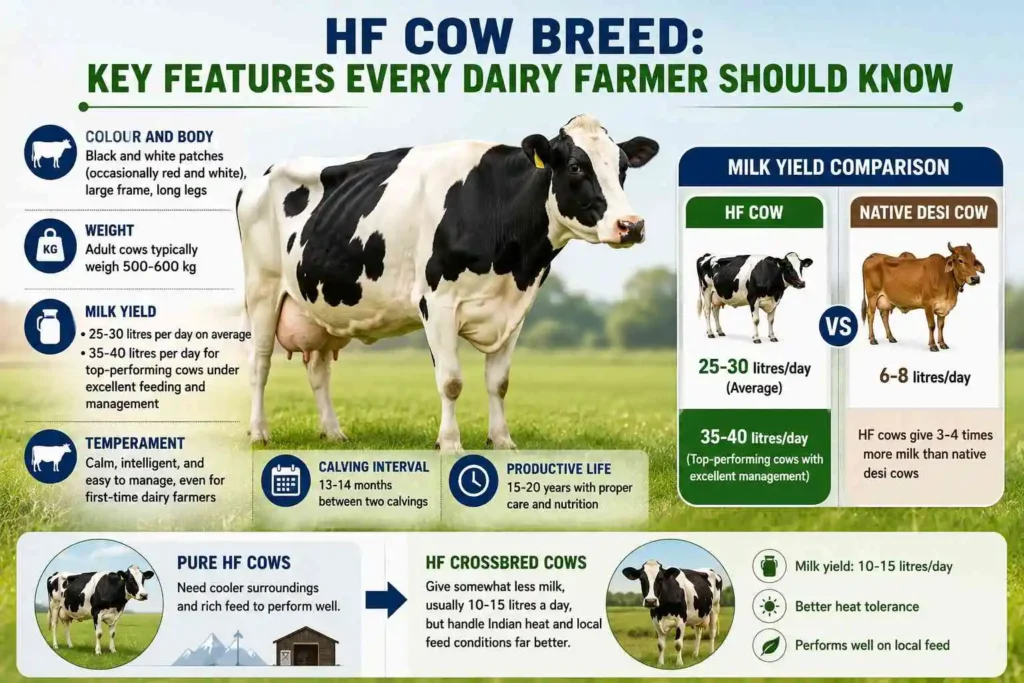 HF Cow vs Other Dairy Breeds in India