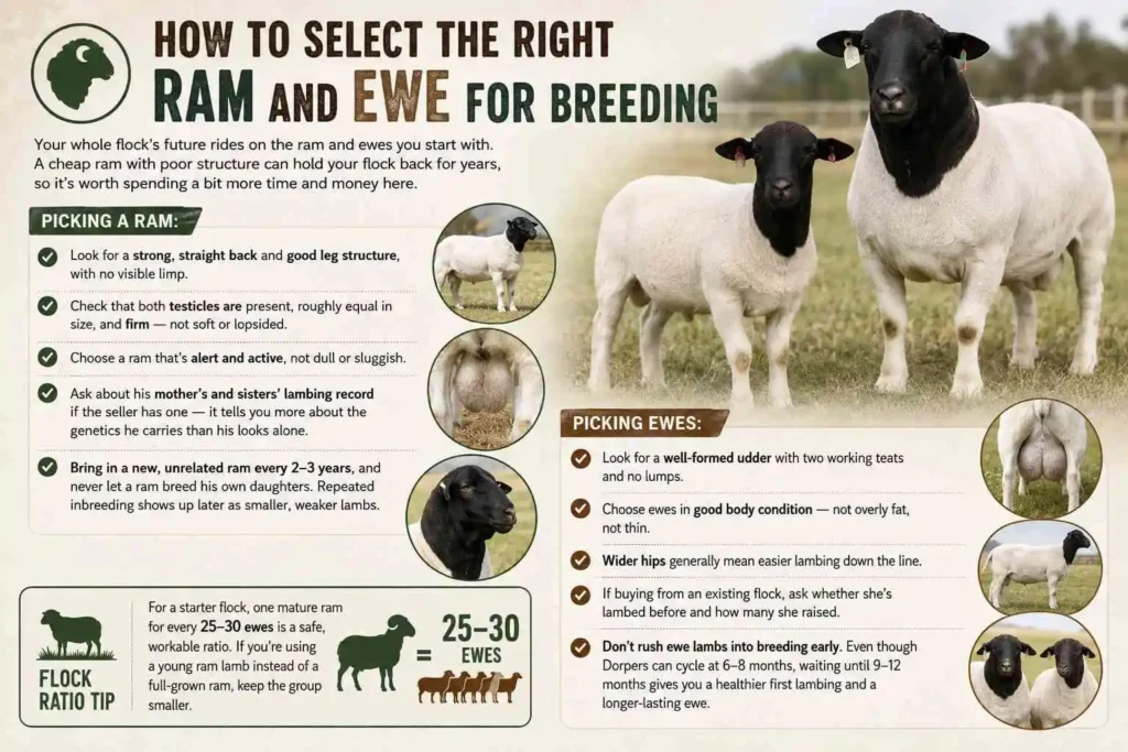 How to Select the Right Ram and Ewe for Breeding
