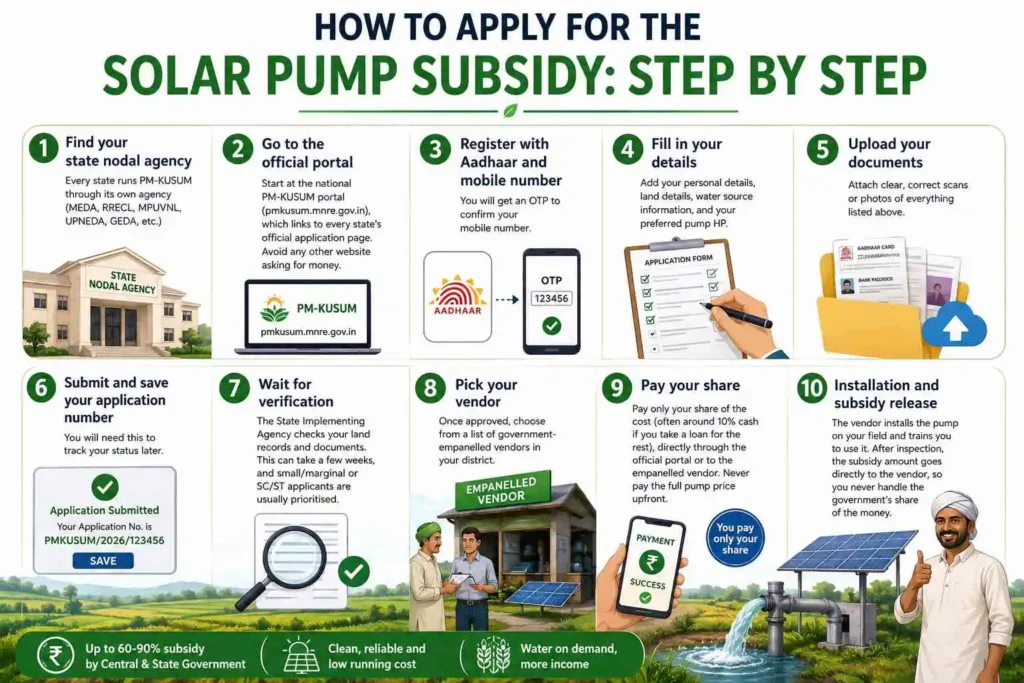 How to Apply for the Solar Pump Subsidy: Step by Step