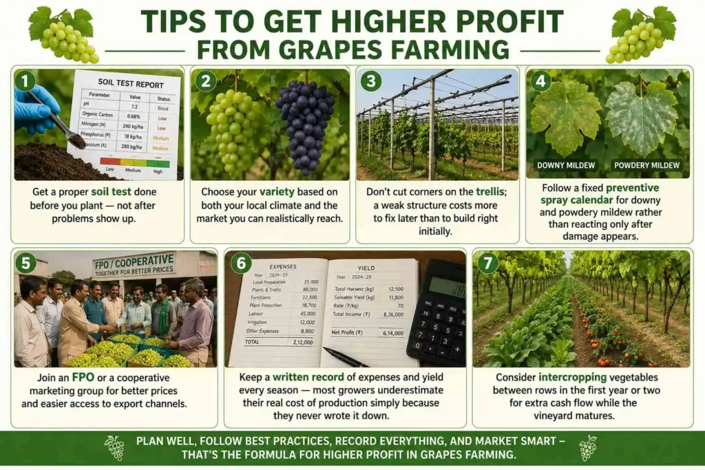 Tips to Get Higher Profit from Grapes Farming