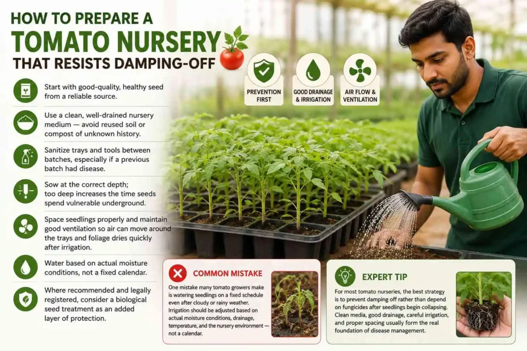 How to Prepare a Tomato Nursery That Resists Damping-Off