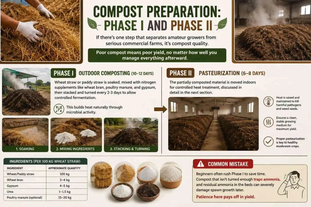 Compost Preparation: Phase I and Phase II