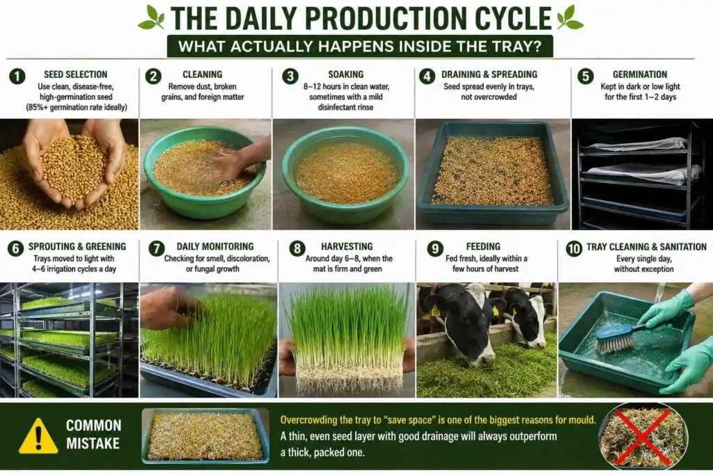 The Daily Production Cycle — What Actually Happens Inside the Tray?