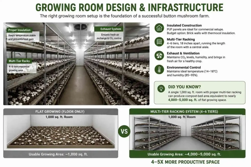 Growing Room Design and Infrastructure