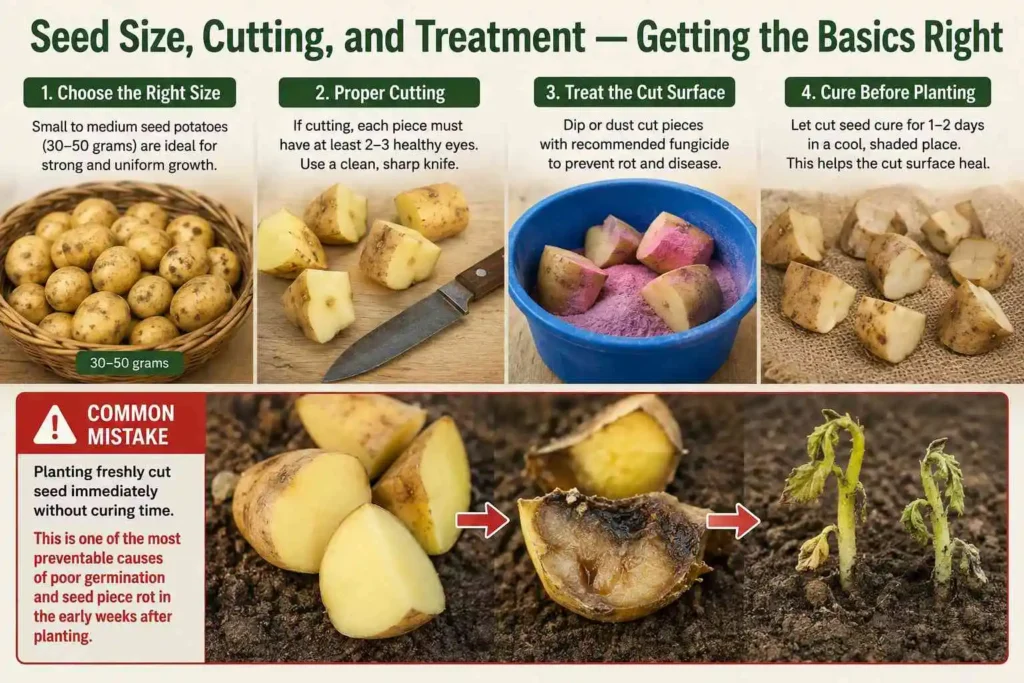 Seed Size, Cutting, and Treatment — Getting the Basics Right