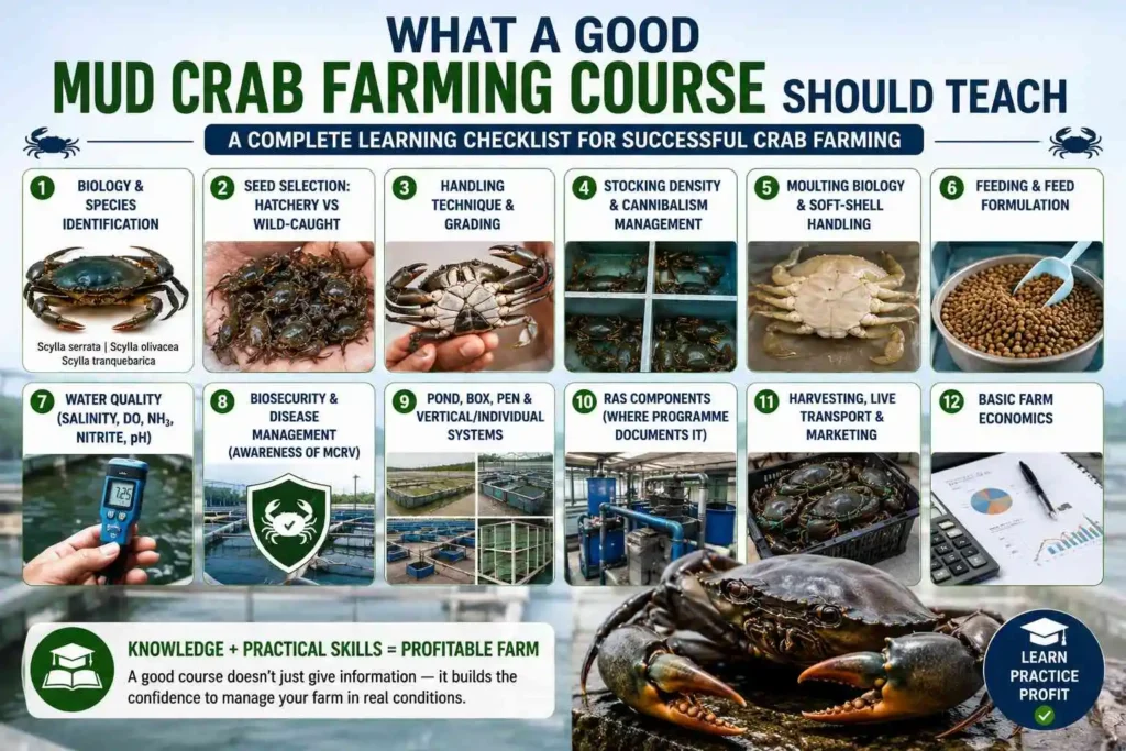 What Should a Good Mud Crab Farming Course Actually Teach?