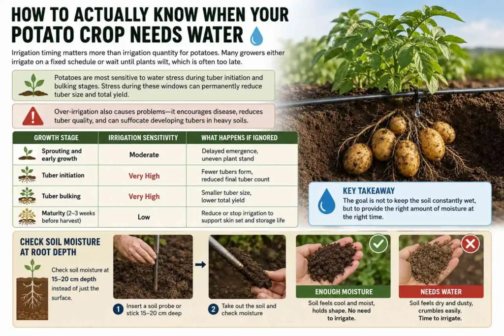 How to Actually Know When Your Potato Crop Needs Water