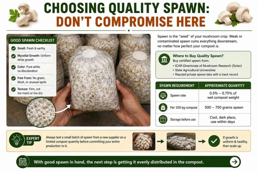 Choosing Quality Spawn: Don't Compromise Here