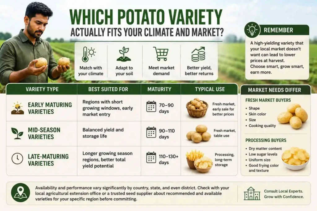 Which Potato Variety Actually Fits Your Climate and Market?