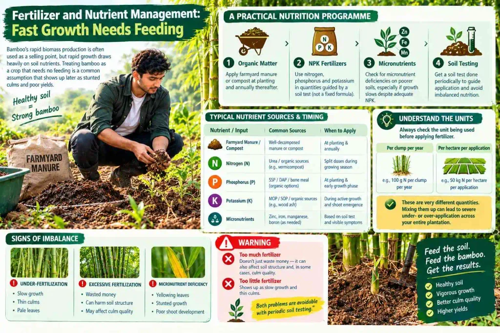 Fertilizer and Nutrient Management: Fast Growth Needs Feeding