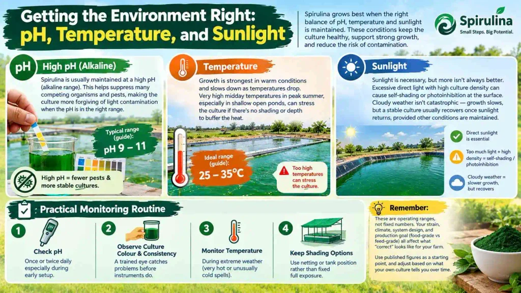 Getting the Environment Right: pH, Temperature, and Sunlight