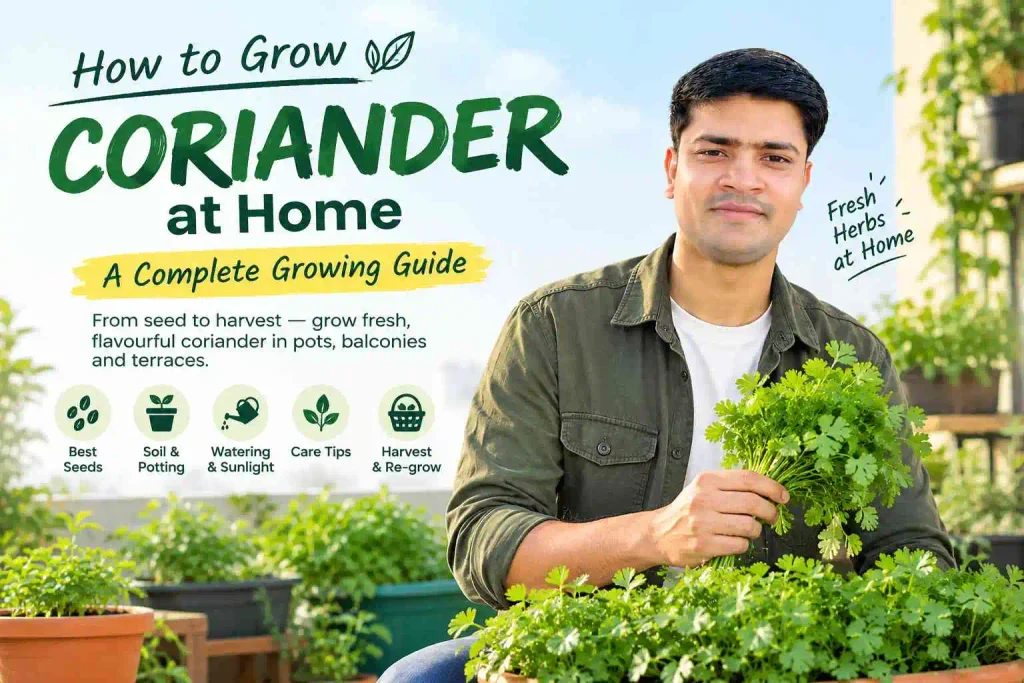 Grow Coriander at Home