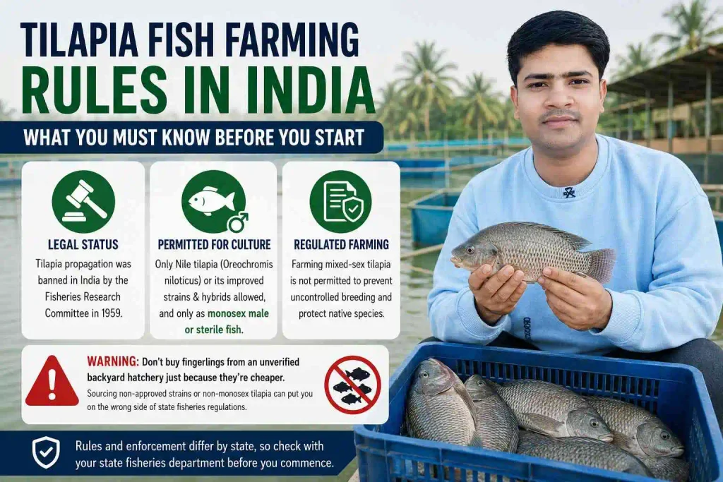 Tilapia Fish Farming Rules in India: What You Must Know Before You Start
