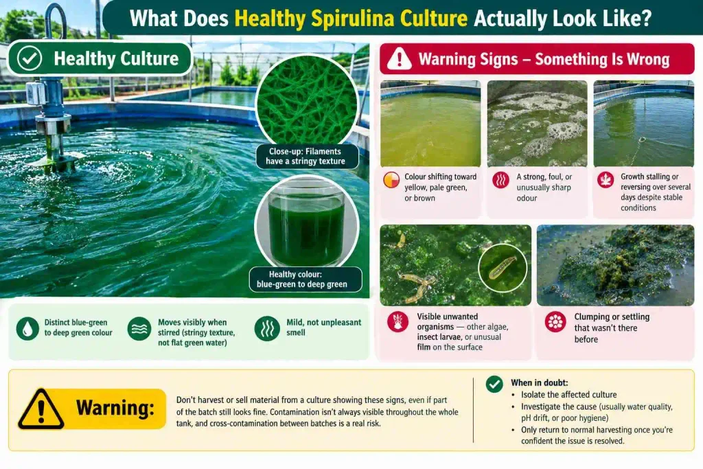 What Does Healthy Spirulina Culture Actually Look Like?