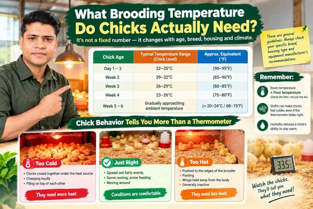What Brooding Temperature Do Chicks Actually Need?