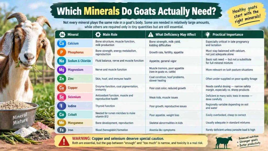Which Minerals Do Goats Actually Need?