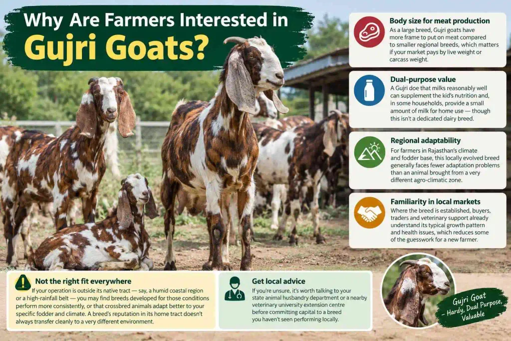Why Are Farmers Interested in Gujri Goats?