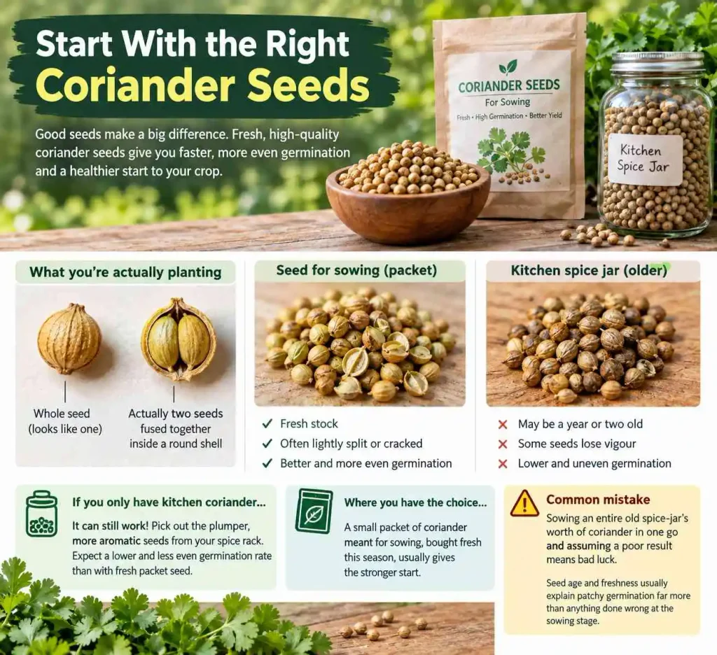 2. Start With the Right Coriander Seeds