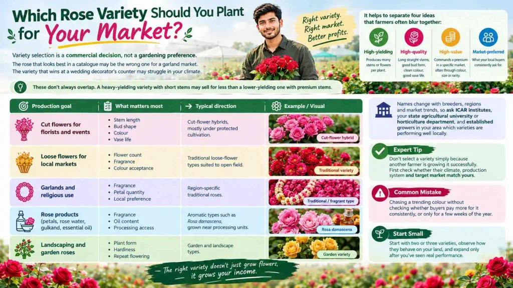Which Rose Variety Should You Plant for Your Market?