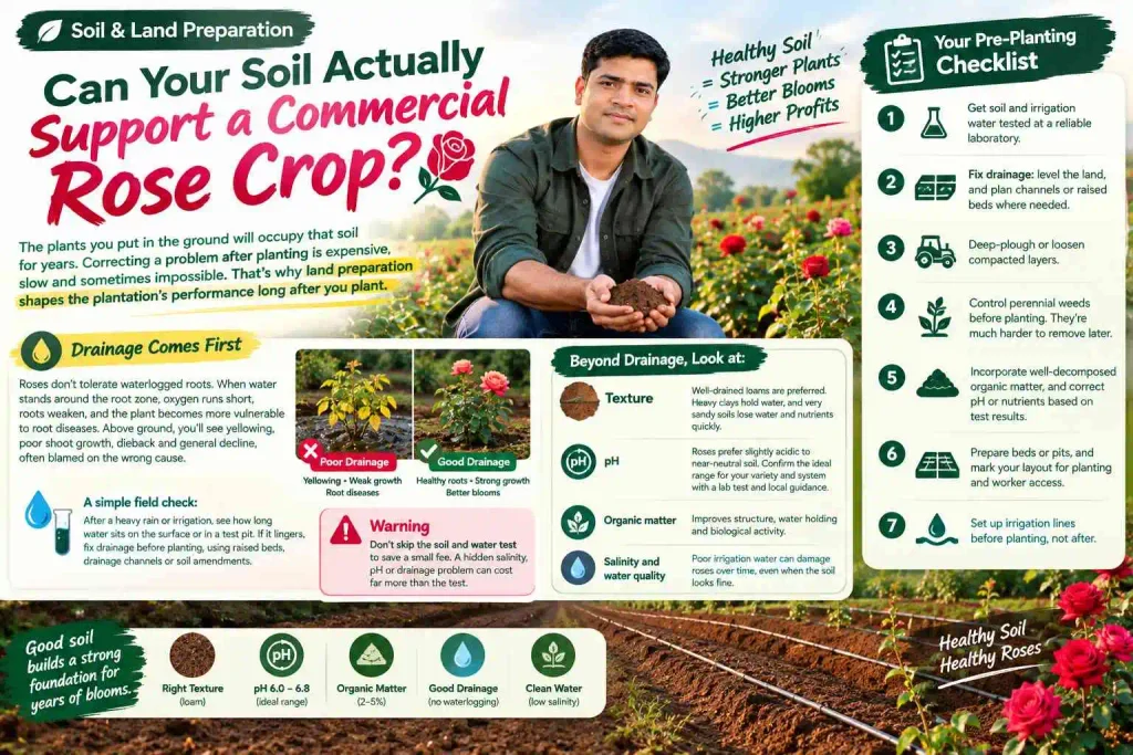 Can Your Soil Actually Support a Commercial Rose Crop?