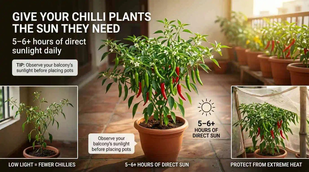 How Much Sunlight Does a Chilli Plant Really Need?